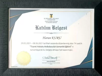 Ticaret Hukuku Uzman Arabuluculuk